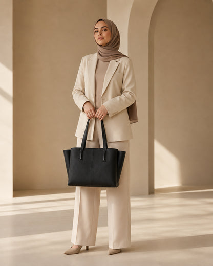 YOSAN Sac Cabas Femme en Cuir Premium avec Compartiment Ordinateur