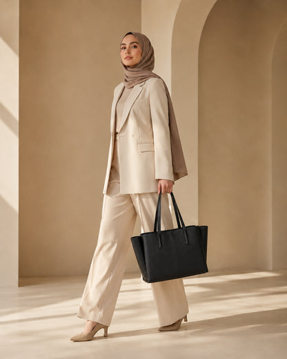 YOSAN Sac Cabas Femme en Cuir Premium avec Compartiment Ordinateur