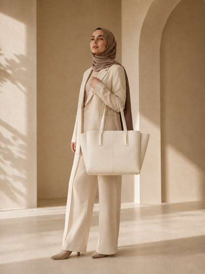 YOSAN Sac Cabas Femme en Cuir Premium avec Compartiment Ordinateur